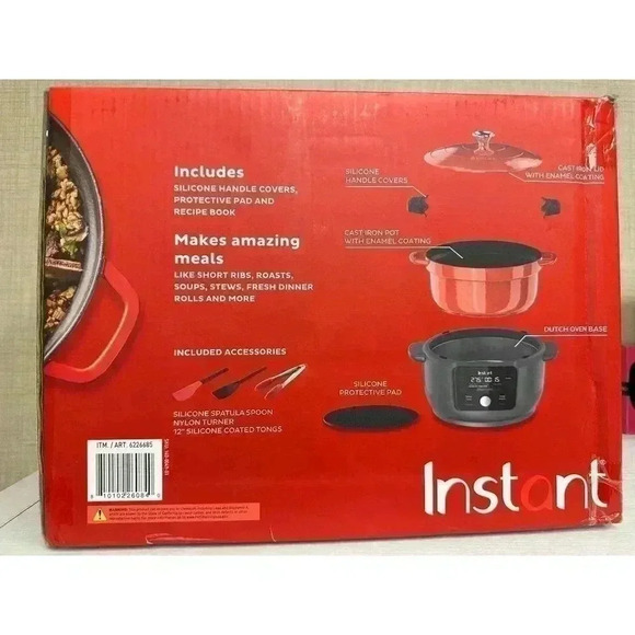 Instant Pot Electric Round Dutch Oven,6-Quart 1500W - Picture 3 of 3